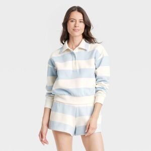 Women's Leisure Studio Long Sleeve Fleece
Polo Shirt